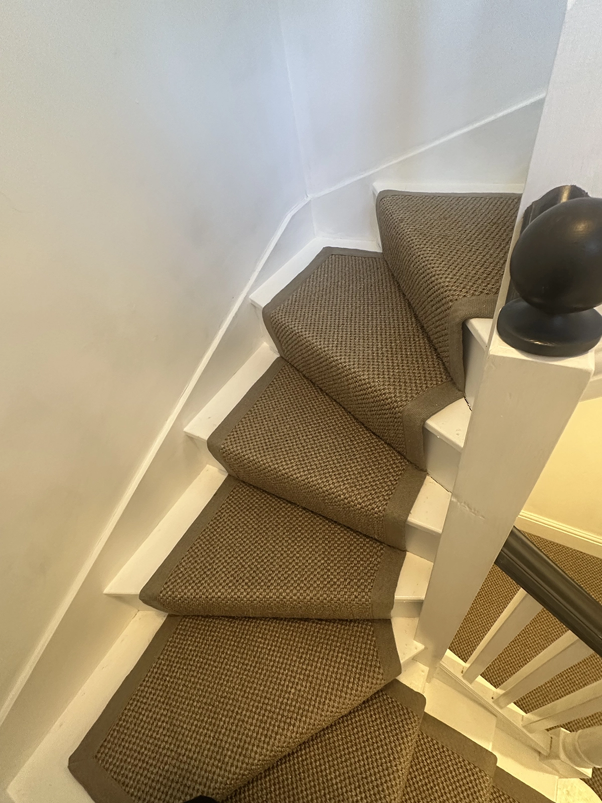 Sisal Stair & Landing Carpet Installation – Ripponden, Halifax