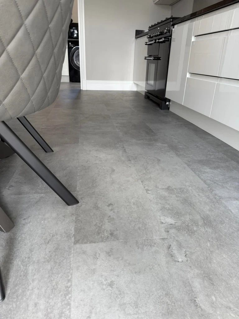 Stone-Effect LVT Kitchen Flooring