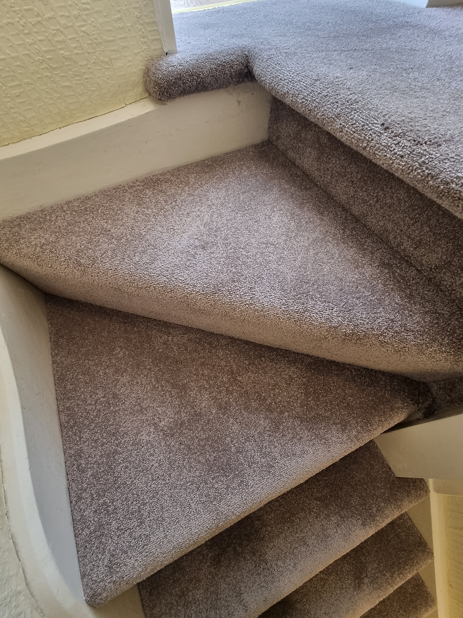 Green Carpet Installation for Stairs & Lounge in Todmorden