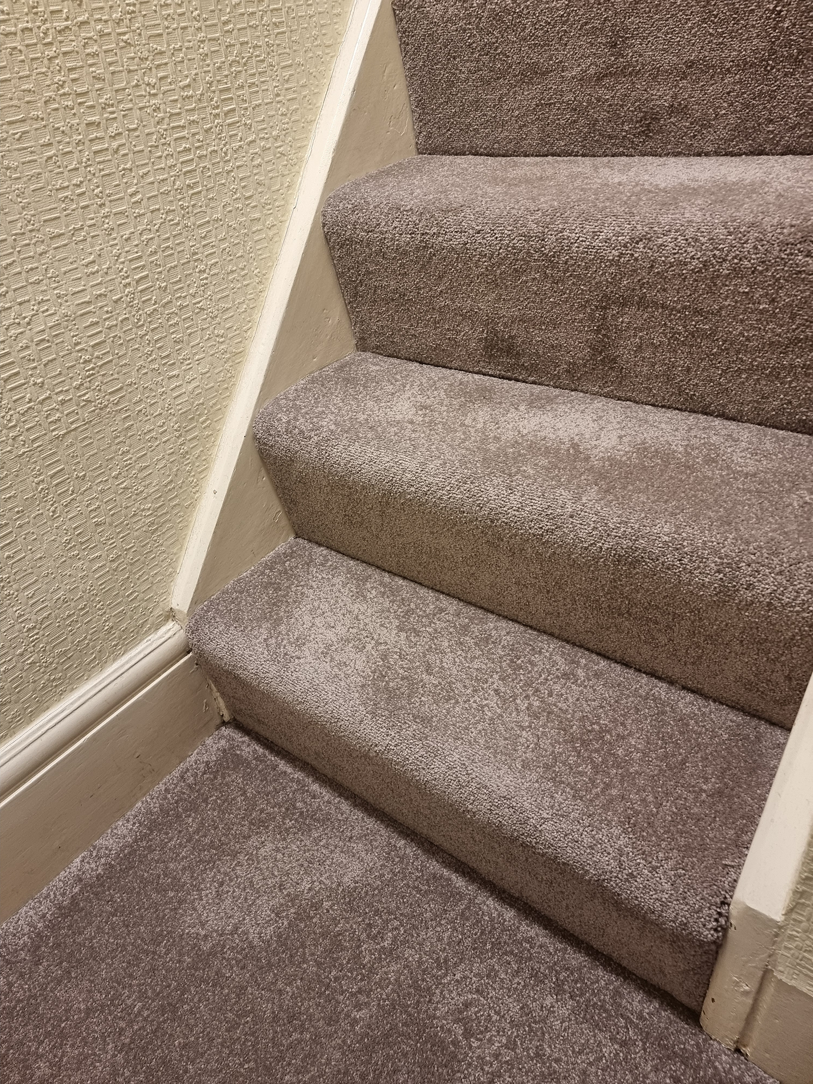 Green Carpet Installation for Stairs & Lounge in Todmorden